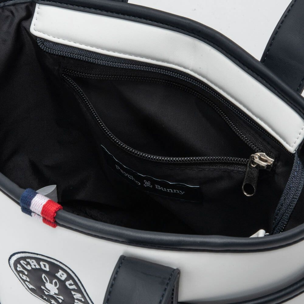 サイコバニー PsychoBunny　ラウンドバッグ LWG ラウンドバッグ PBMG5FBA 00 ホワイト　2025年モデル ホワイト 詳細5