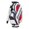 テーラーメイド　オーステック メンズ キャディバッグ UN725 M13504 ホワイト/ネイビー/レッド　2025年モデル ホワイト/ネイビー/レッド