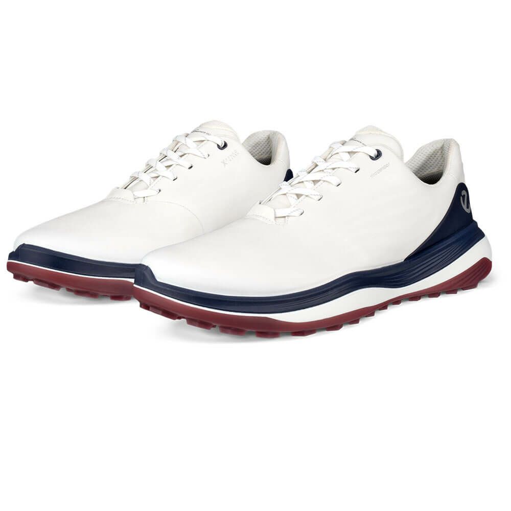 ecco エコー　LT1 エルティーワン レース メンズ スパイクレス ゴルフシューズ 132264 51293 WHITE/MARINE　2025年モデル WHITE/MARINE（51293）