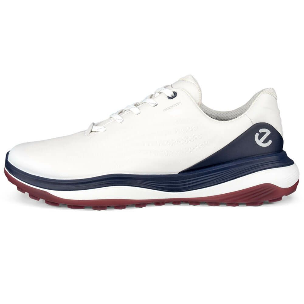 ecco エコー　LT1 エルティーワン レース メンズ スパイクレス ゴルフシューズ 132264 51293 WHITE/MARINE　2025年モデル 詳細1