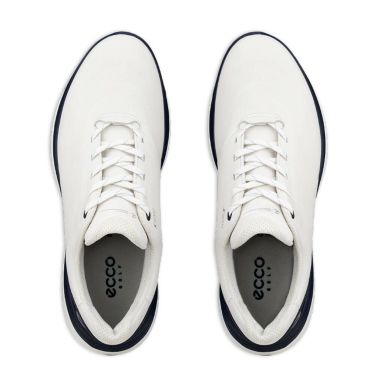 ecco エコー　LT1 エルティーワン レース メンズ スパイクレス ゴルフシューズ 132264 51293 WHITE/MARINE　2025年モデル 詳細4