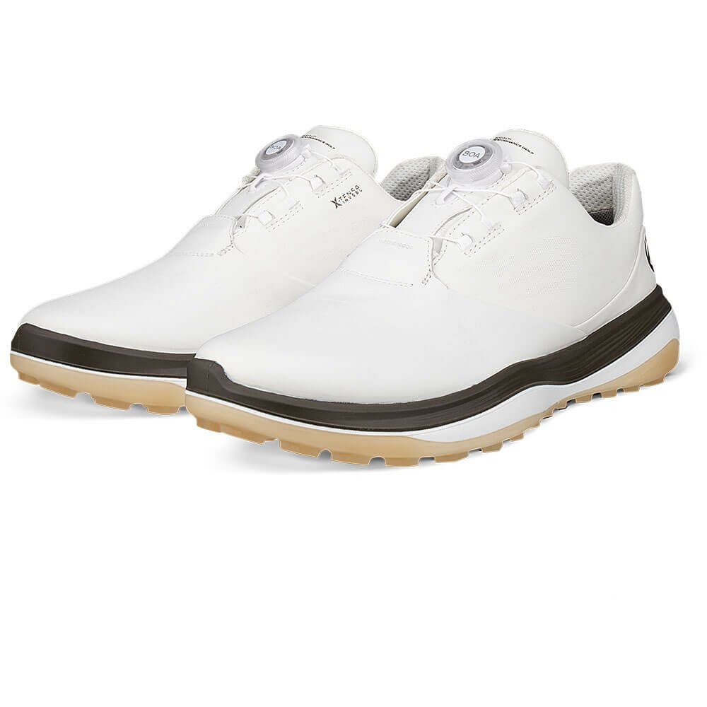 ecco エコー　LT1 BOA エルティーワン ボア メンズ スパイクレス ゴルフシューズ 132274 51173 WHITE/TARMAC　2025年モデル WHITE/TARMAC（51173）