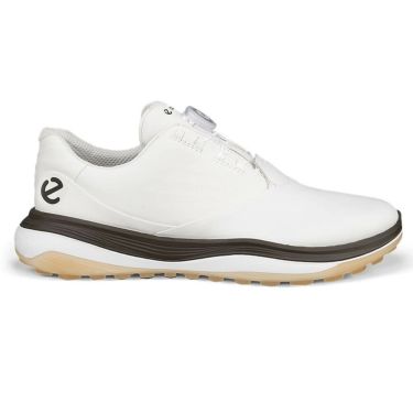 ecco エコー　LT1 BOA エルティーワン ボア メンズ スパイクレス ゴルフシューズ 132274 51173 WHITE/TARMAC　2025年モデル 詳細3
