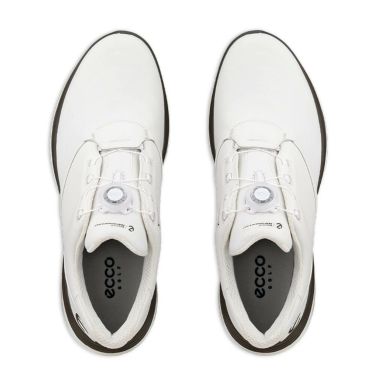 ecco エコー　LT1 BOA エルティーワン ボア メンズ スパイクレス ゴルフシューズ 132274 51173 WHITE/TARMAC　2025年モデル 詳細5