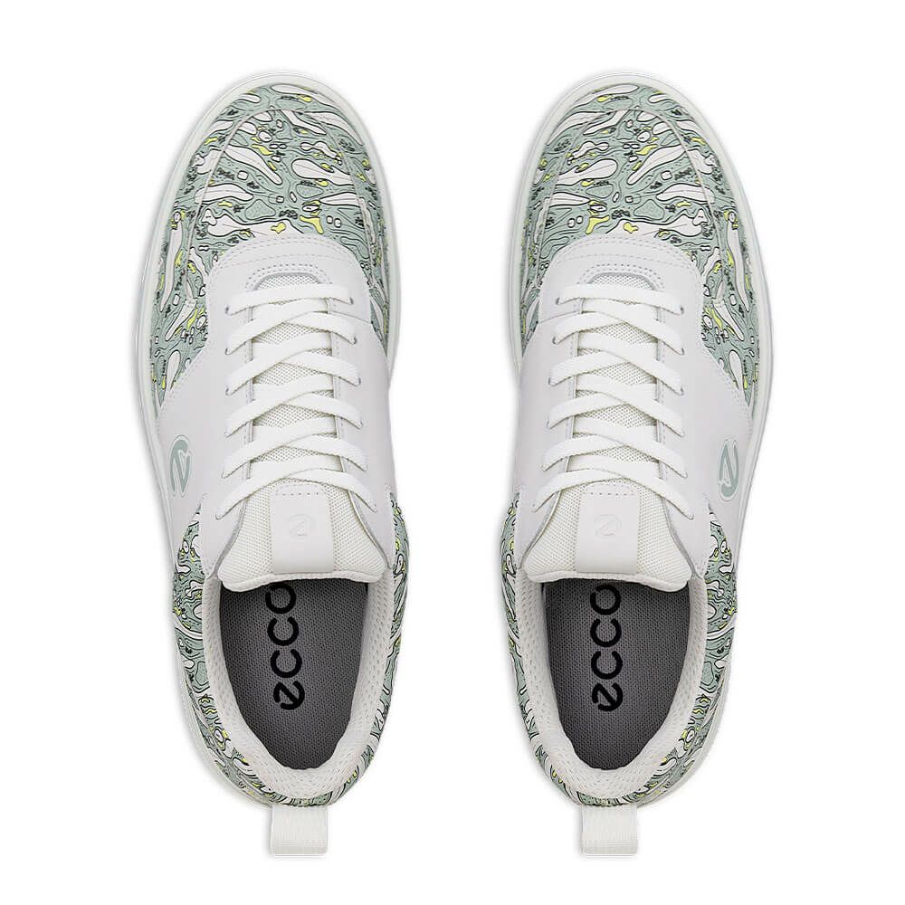 ecco エコー　STREET 720 ストリート セブントゥエンティ メンズ スパイクレス ゴルフシューズ 111724 54418 WHITE/ICE FLOWER　2025年モデル 詳細5