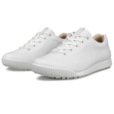 ecco エコー　STREET RETRO ストリートレトロ メンズ スパイクレス ゴルフシューズ 150634 01007 WHITE　2025年モデル WHITE（01007）