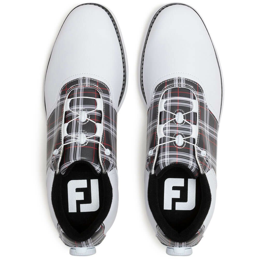 フットジョイ　イーコンフォート ボア 2025年モデル レディース ソフトスパイク ゴルフシューズ 98768 ホワイト/ブラック/レッド 詳細6