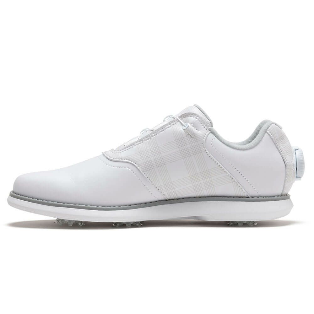 フットジョイ　イーコンフォート ボア 2025年モデル レディース ソフトスパイク ゴルフシューズ 98773 ホワイト/ホワイト/グレー 詳細3