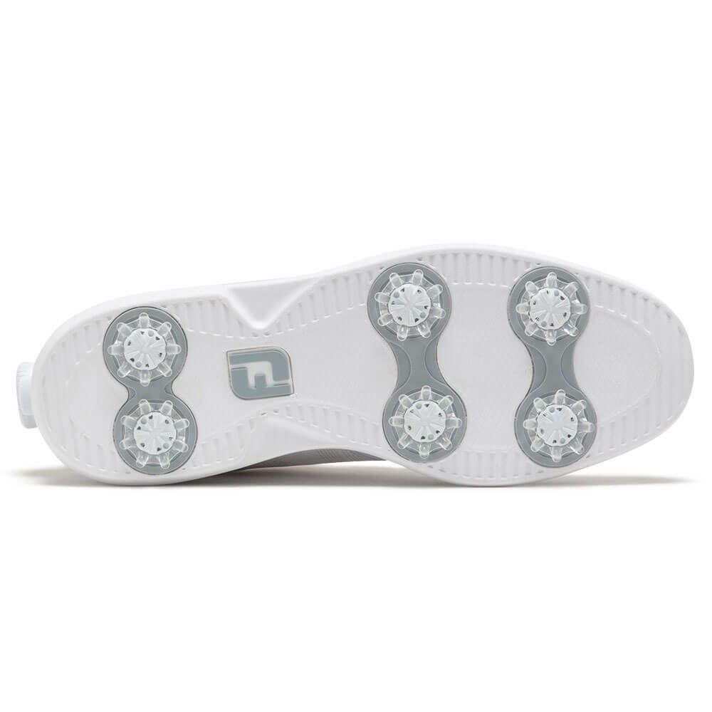 フットジョイ　イーコンフォート ボア 2025年モデル レディース ソフトスパイク ゴルフシューズ 98773 ホワイト/ホワイト/グレー 詳細4