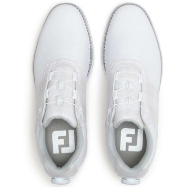 フットジョイ　イーコンフォート ボア 2025年モデル レディース ソフトスパイク ゴルフシューズ 98773 ホワイト/ホワイト/グレー 詳細6