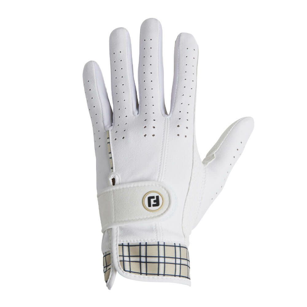 フットジョイ FootJoy　eComfort イーコンフォート 2025年モデル レディース ゴルフグローブ FGLE25 WB ホワイト/ベージュ ホワイト/ベージュ