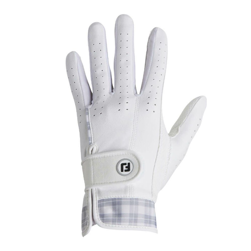 フットジョイ FootJoy　eComfort イーコンフォート 2025年モデル レディース ゴルフグローブ FGLE25 WG ホワイト/グレー ホワイト/グレー