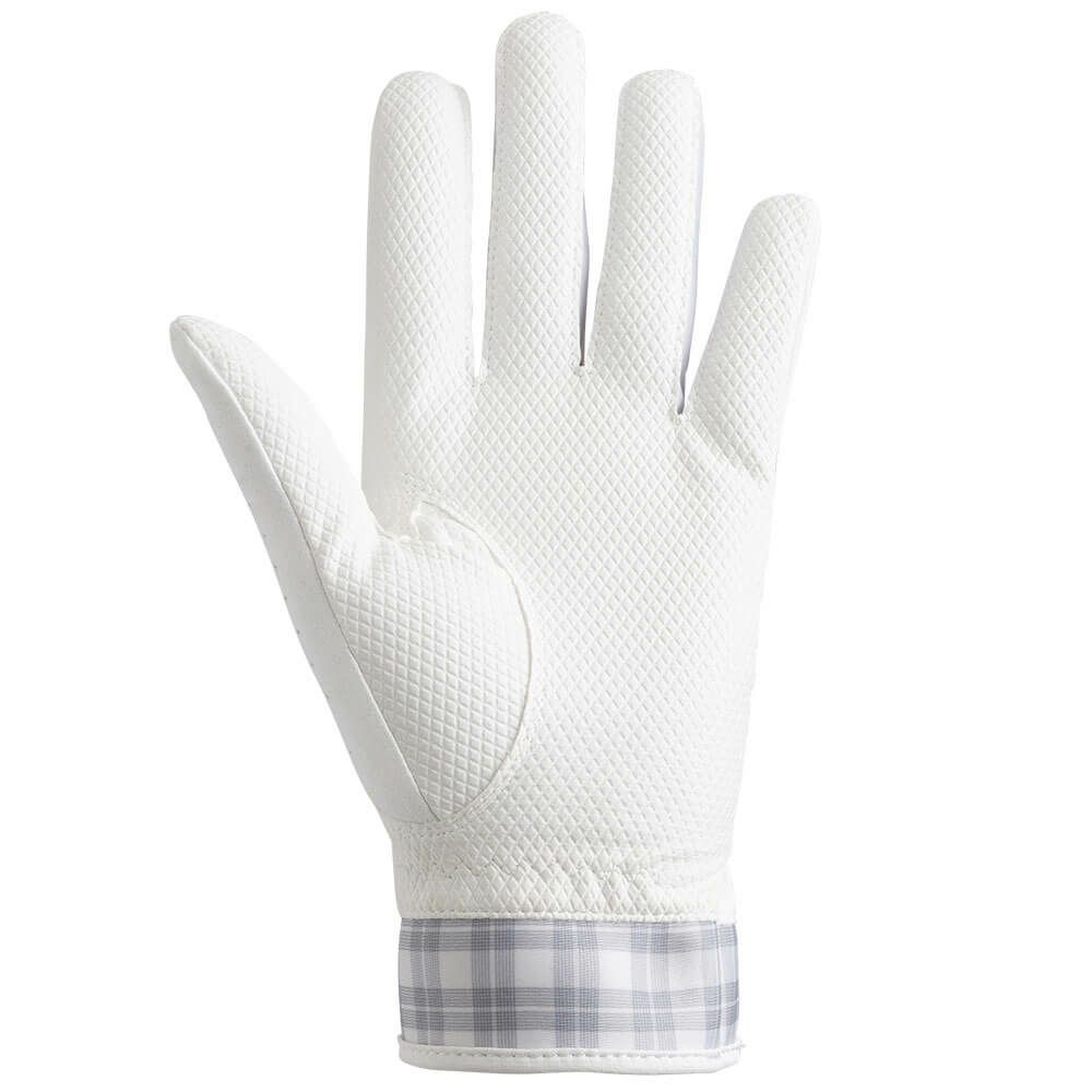 フットジョイ FootJoy　eComfort イーコンフォート 2025年モデル レディース ゴルフグローブ FGLE25 WG ホワイト/グレー 詳細1