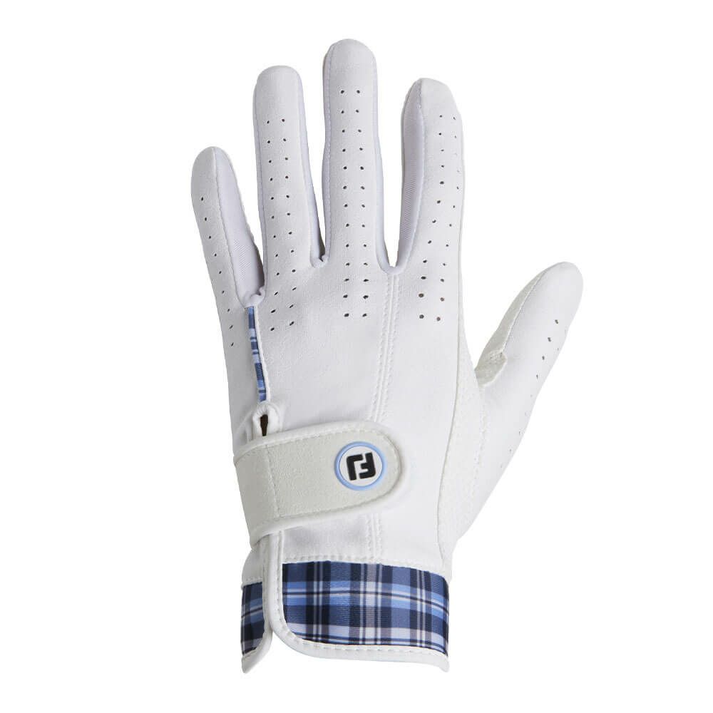 フットジョイ FootJoy　eComfort イーコンフォート 2025年モデル レディース ゴルフグローブ FGLE25 WS ホワイト/スカイブルー ホワイト/スカイブルー