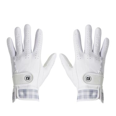 フットジョイ FootJoy　eComfort イーコンフォート 2025年モデル レディース 両手用 ゴルフグローブ FGLE25 WG ホワイト/グレー ホワイト/グレー
