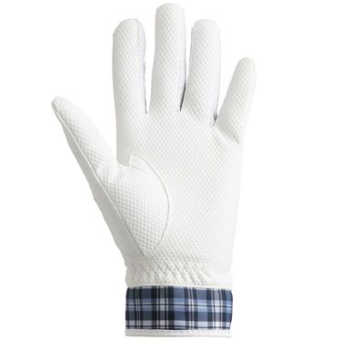 フットジョイ FootJoy　eComfort イーコンフォート 2025年モデル レディース 両手用 ゴルフグローブ FGLE25 WS ホワイト/スカイブルー ホワイト/スカイブルー 詳細2