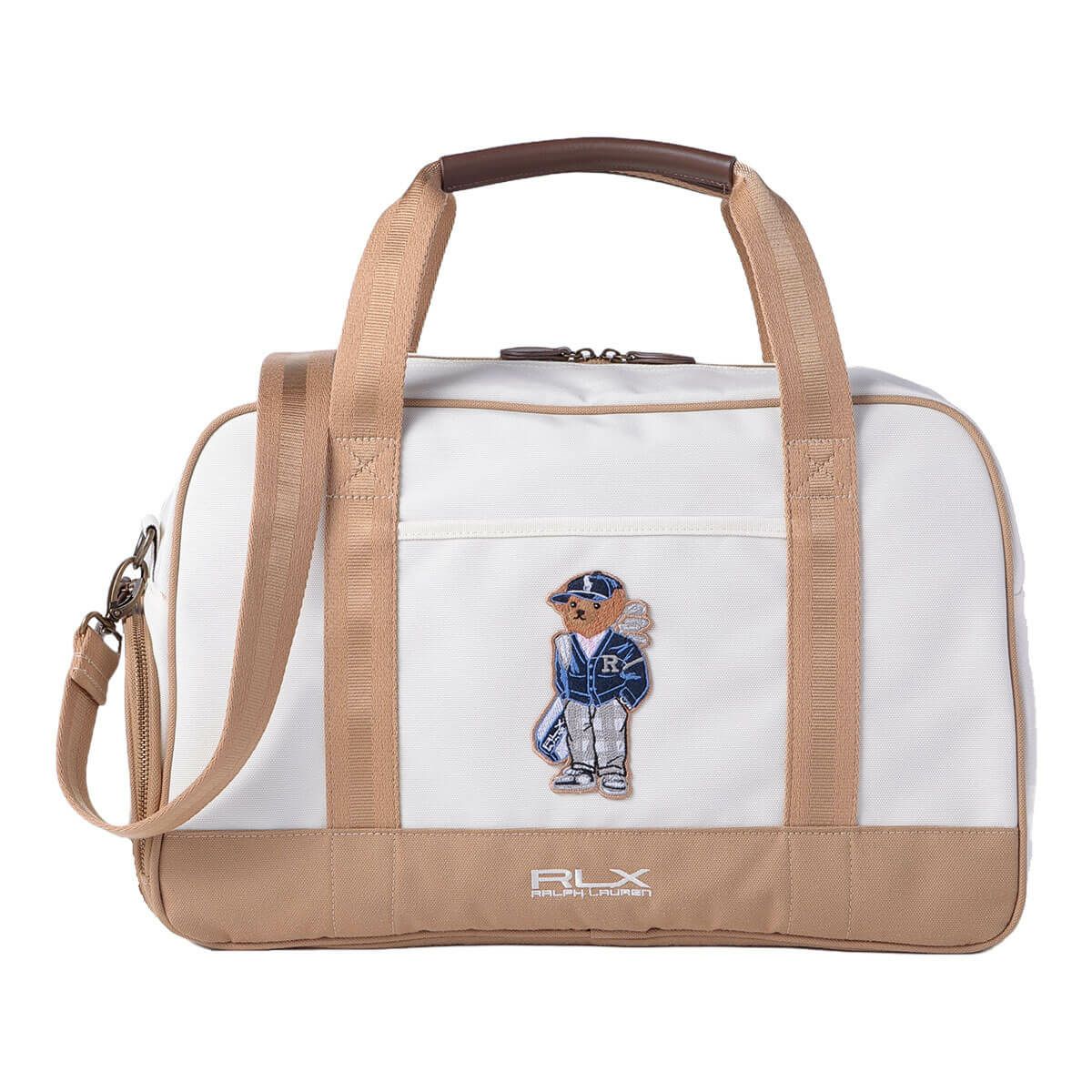 RLX GOLF Polo　カーディガンベア メンズ ボストンバッグ RLB019 WB ホワイトベージュ　2025年モデル ホワイトベージュ