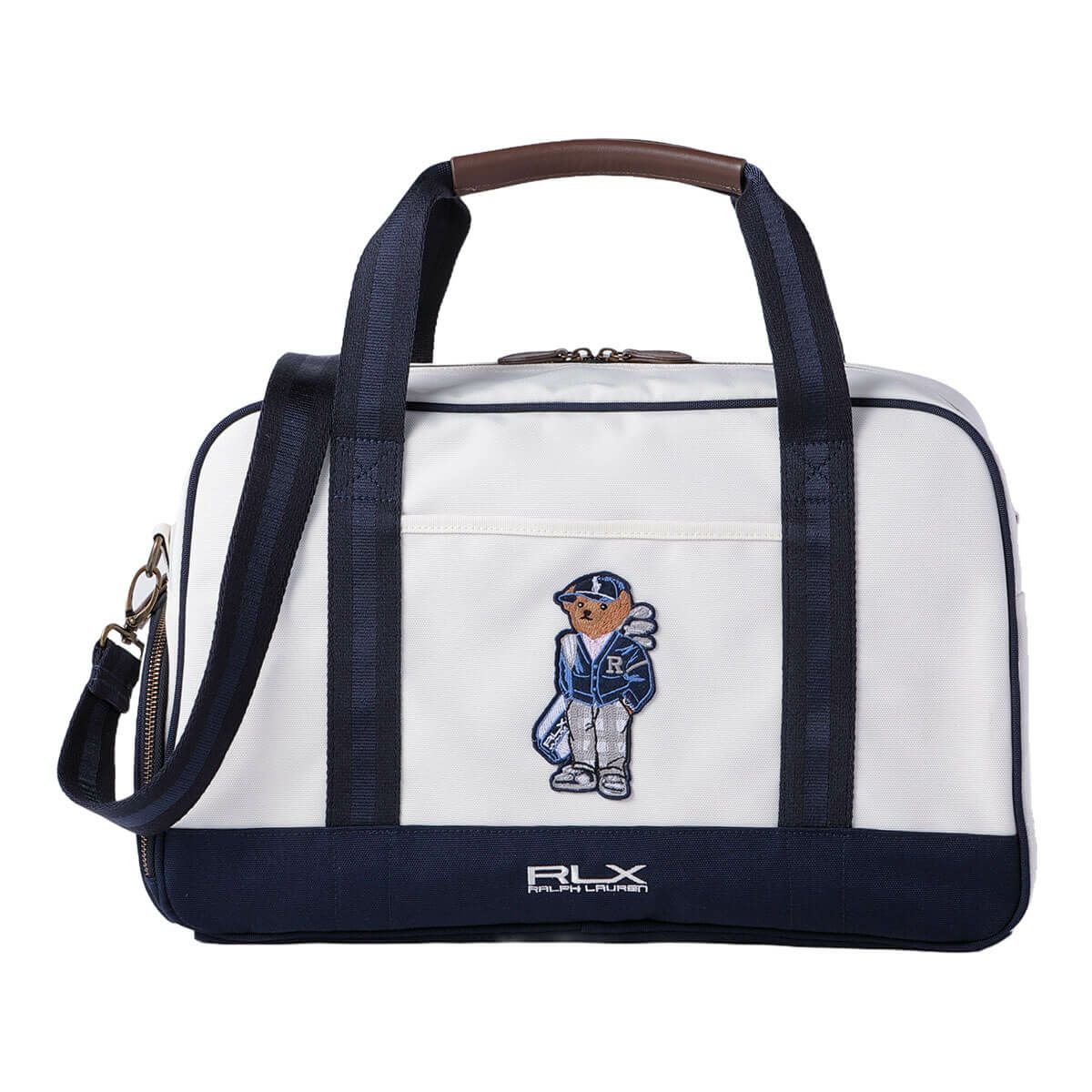 RLX GOLF Polo　カーディガンベア メンズ ボストンバッグ RLB019 WN ホワイトネイビー　2025年モデル ホワイトネイビー