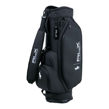 RLX GOLF　プレミアムシリーズ メンズ キャディバッグ RLC017 BK ブラック　2025年モデル ブラック