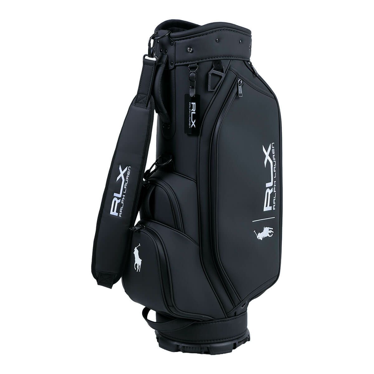 RLX GOLF　プレミアムシリーズ メンズ キャディバッグ RLC017 BK ブラック　2025年モデル ブラック