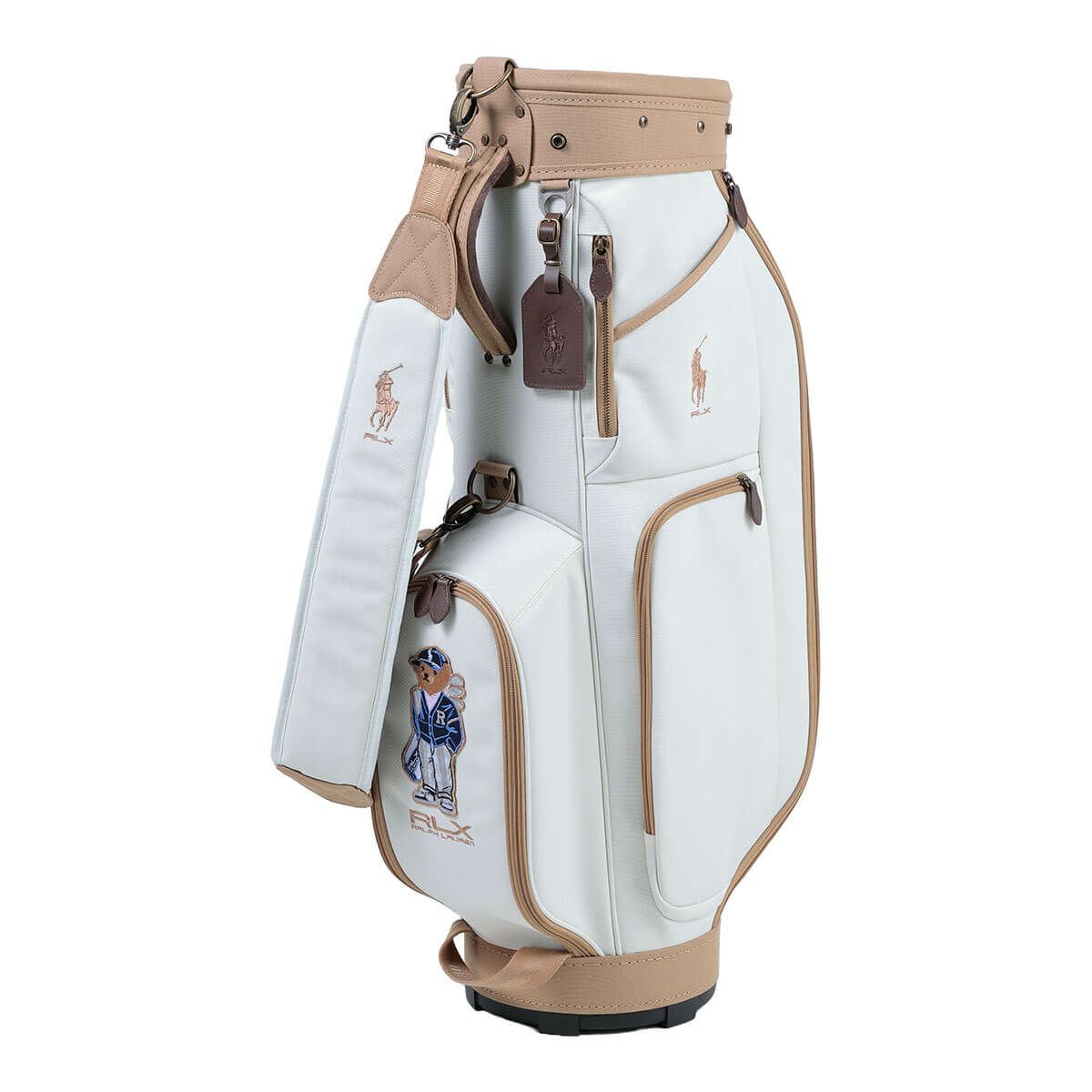 RLX GOLF Polo　カーディガンベア メンズ キャディバッグ RLC019 WB ホワイトベージュ　2025年モデル ホワイトベージュ