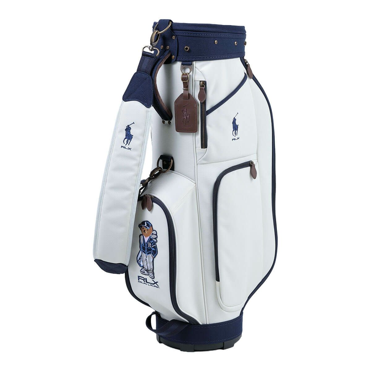 RLX GOLF Polo　カーディガンベア メンズ キャディバッグ RLC019 WN ホワイトネイビー　2025年モデル ホワイトネイビー