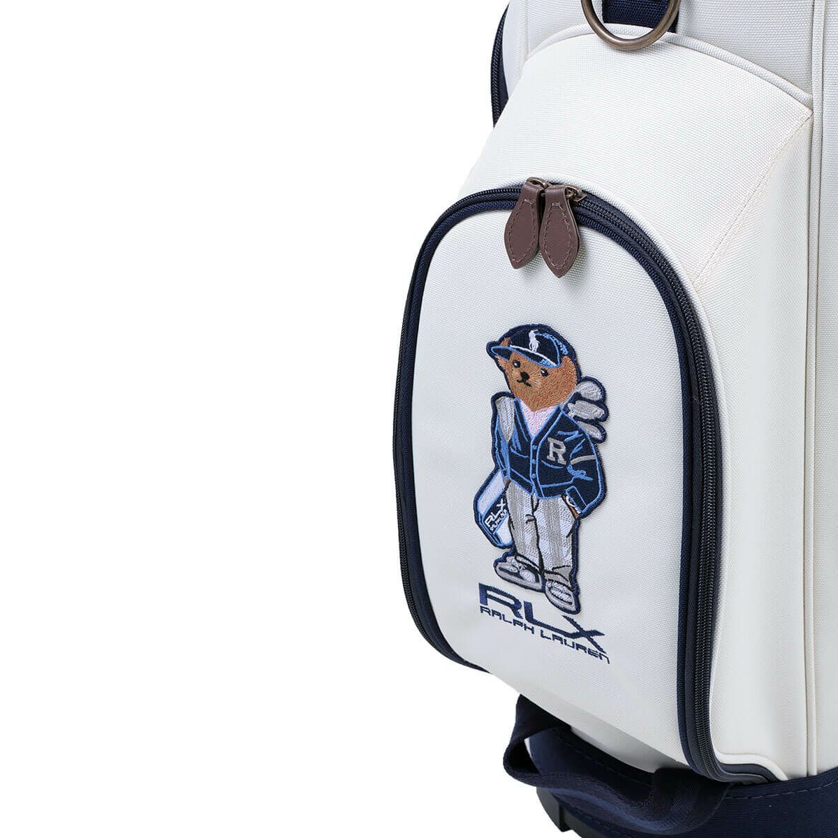RLX GOLF Polo　カーディガンベア メンズ キャディバッグ RLC019 WN ホワイトネイビー　2025年モデル 詳細4