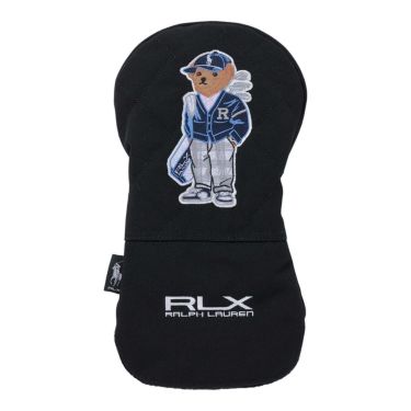 RLX GOLF Polo　カーディガンベア メンズ ドライバー用 ヘッドカバー RLH019 BK ブラック　2025年モデル ブラック