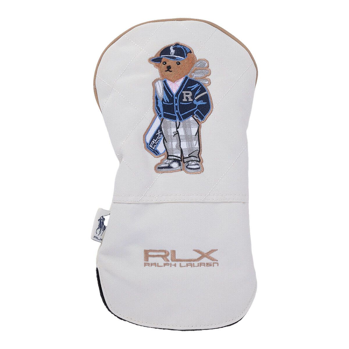 RLX GOLF Polo　カーディガンベア メンズ ドライバー用 ヘッドカバー RLH019 WB ホワイトベージュ　2025年モデル ホワイトベージュ