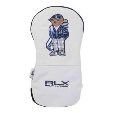 RLX GOLF Polo　カーディガンベア メンズ ドライバー用 ヘッドカバー RLH019 WN ホワイトネイビー　2025年モデル ホワイトネイビー