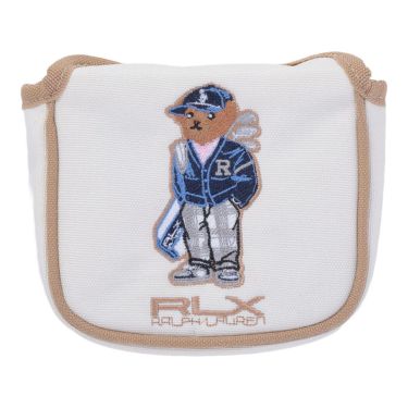 RLX GOLF Polo　カーディガンベア マレット メンズ パターカバー RLM019 WB ホワイトベージュ　2025年モデル ホワイトベージュ