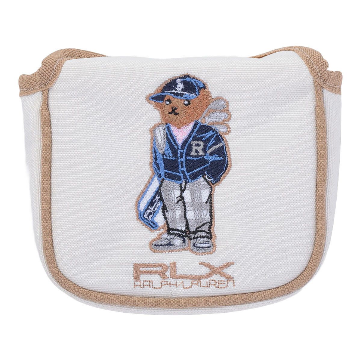 RLX GOLF Polo　カーディガンベア マレット メンズ パターカバー RLM019 WB ホワイトベージュ　2025年モデル ホワイトベージュ