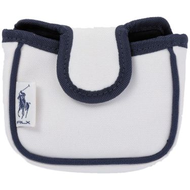 RLX GOLF Polo　カーディガンベア マレット メンズ パターカバー RLM019 WN ホワイトネイビー　2025年モデル 詳細1