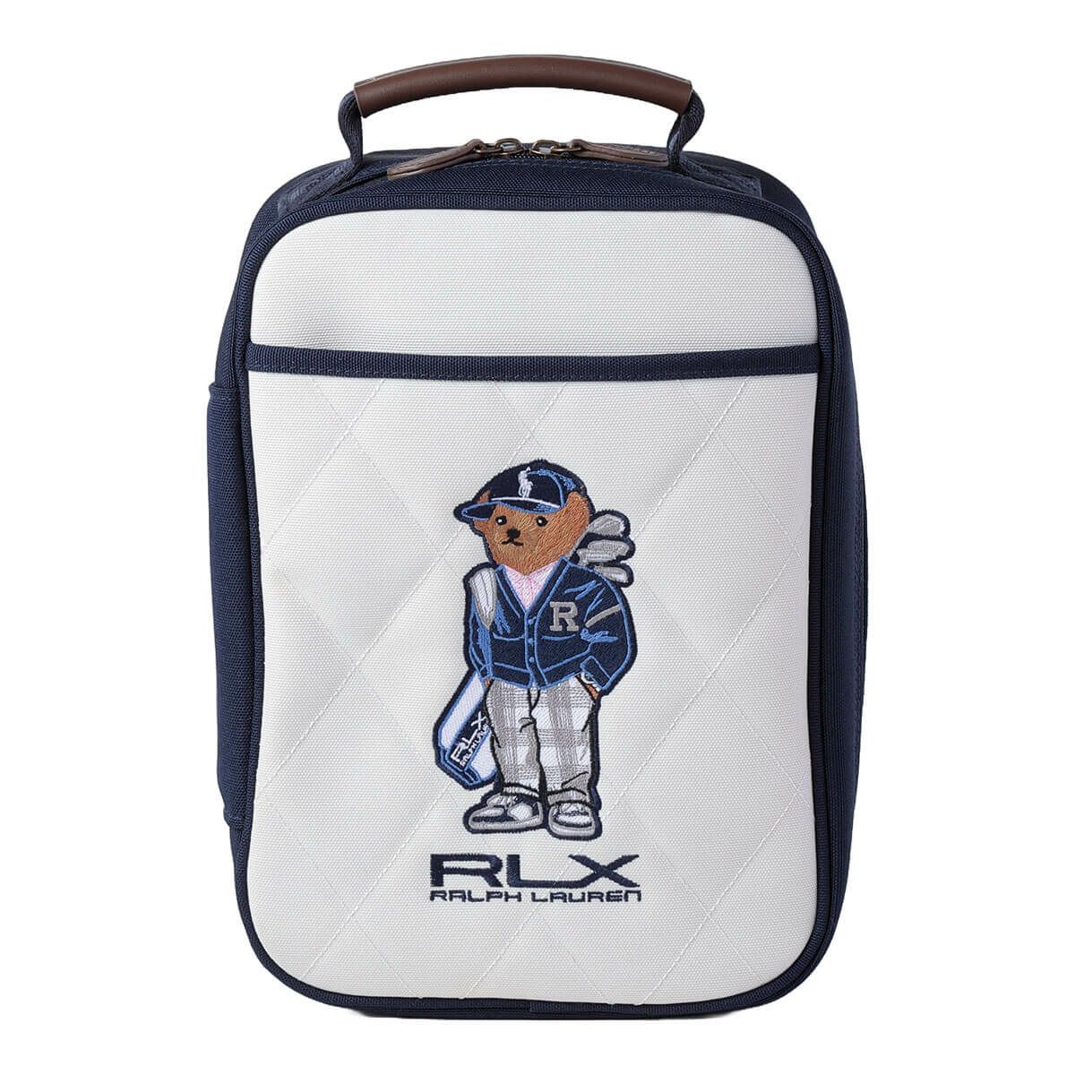 RLX GOLF Polo　カーディガンベア メンズ シューズバッグ RLS019 WN ホワイトネイビー　2025年モデル ホワイトネイビー