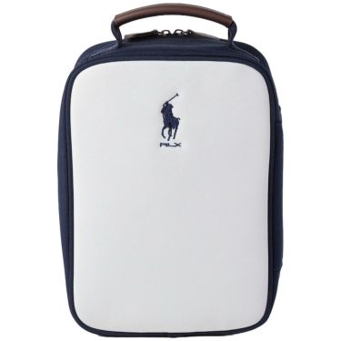 RLX GOLF Polo　カーディガンベア メンズ シューズバッグ RLS019 WN ホワイトネイビー　2025年モデル 詳細1