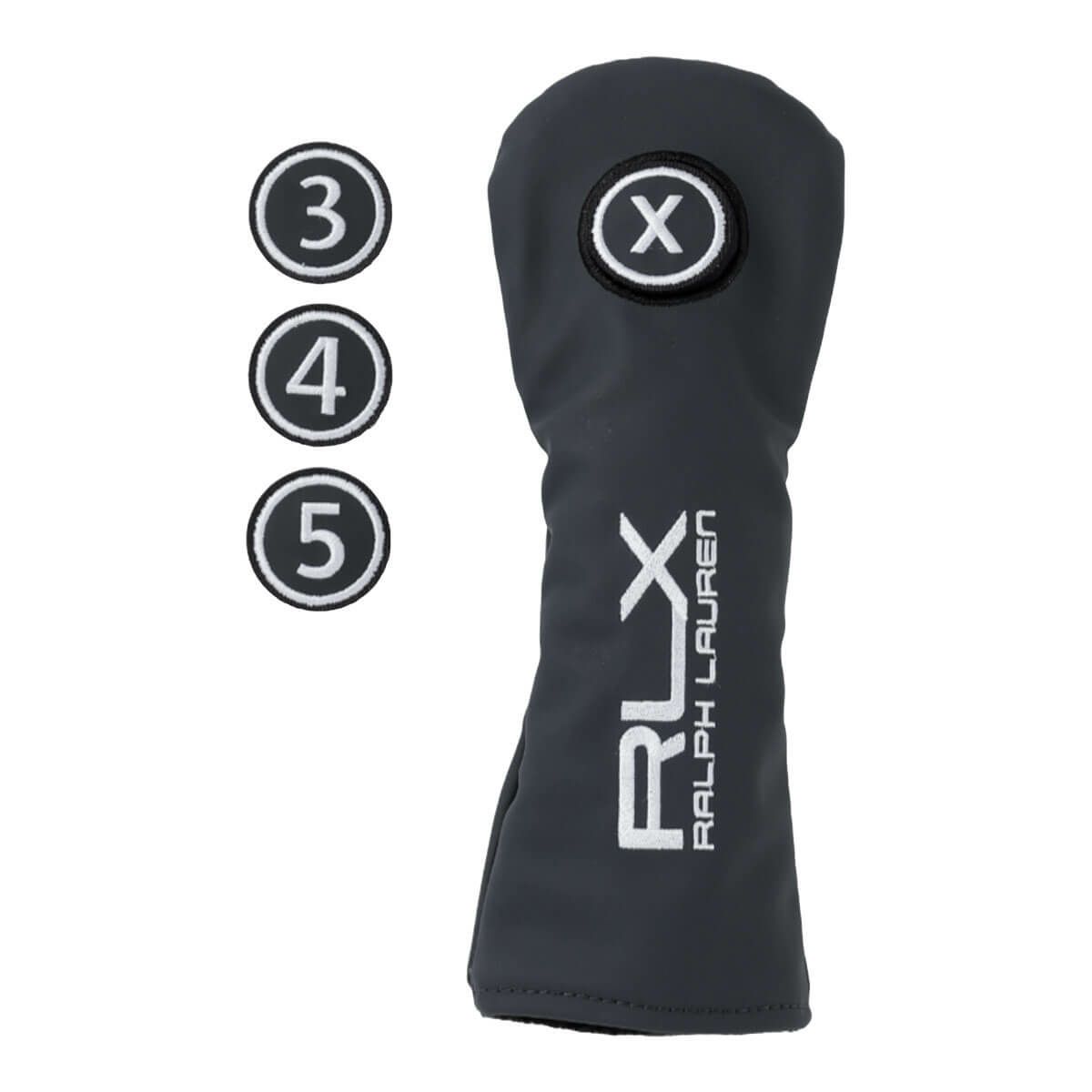 RLX GOLF　プレミアムシリーズ メンズ ユーティリティ用 ヘッドカバー RLU017 BK ブラック　2025年モデル ブラック