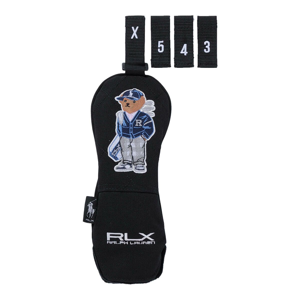 RLX GOLF Polo　カーディガンベア メンズ ユーティリティ用 ヘッドカバー RLU019 BK ブラック　2025年モデル ブラック