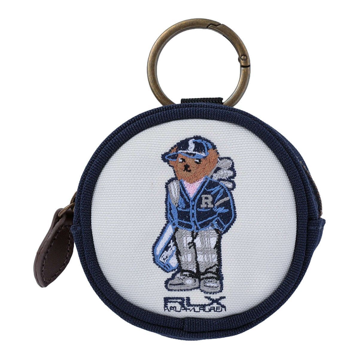 RLX GOLF Polo　カーディガンベア メンズ ボールポーチ RLY019 WN ホワイトネイビー　2025年モデル ホワイトネイビー