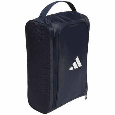 アディダス adidas　メンズ サイドメッシュ シューズバッグ JWK34 JM0215 カレッジネイビー　2025年モデル 詳細2