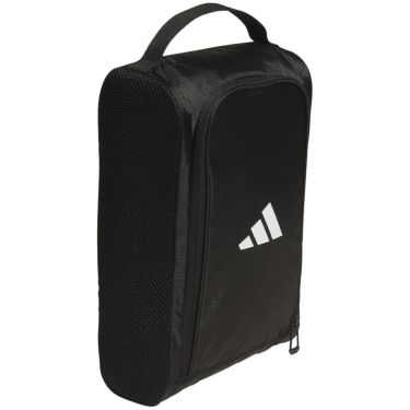 アディダス adidas　メンズ サイドメッシュ シューズバッグ JWK34 JM2728 ブラック　2025年モデル 詳細2