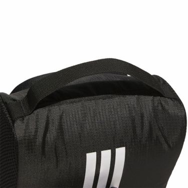アディダス adidas　メンズ サイドメッシュ シューズバッグ JWK34 JM2728 ブラック　2025年モデル 詳細4