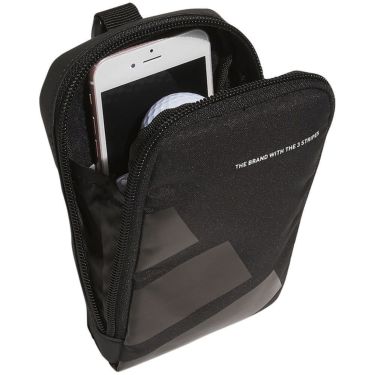 アディダス adidas　メンズ ボールドロゴ マルチポーチ IKC98 IN2760 ブラック　2025年モデル 詳細3