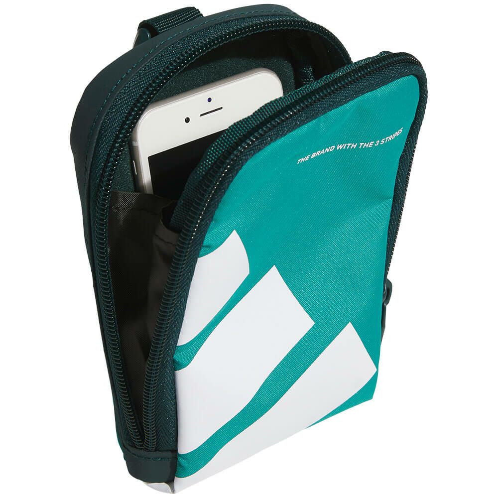 アディダス adidas　メンズ ボールドロゴ マルチポーチ IKC98 JM3029 ピュアティール　2025年モデル 詳細2