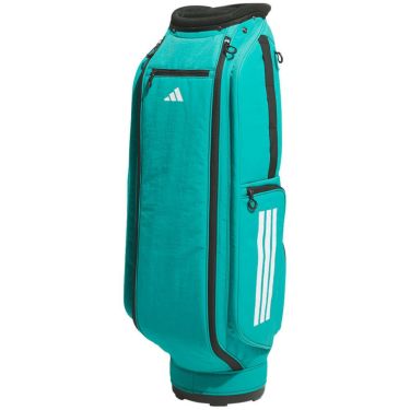 アディダス adidas　メンズ スリーストライプス コーデュラ キャディバッグ KVH34 JM2971 ピュアティール　2025年モデル 詳細1