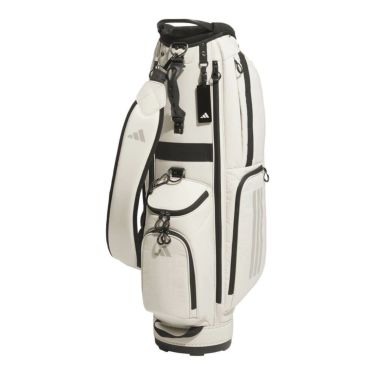 アディダス adidas　メンズ スリーストライプス コーデュラ キャディバッグ KVH34 JM2972 アルミナ　2025年モデル アルミナ