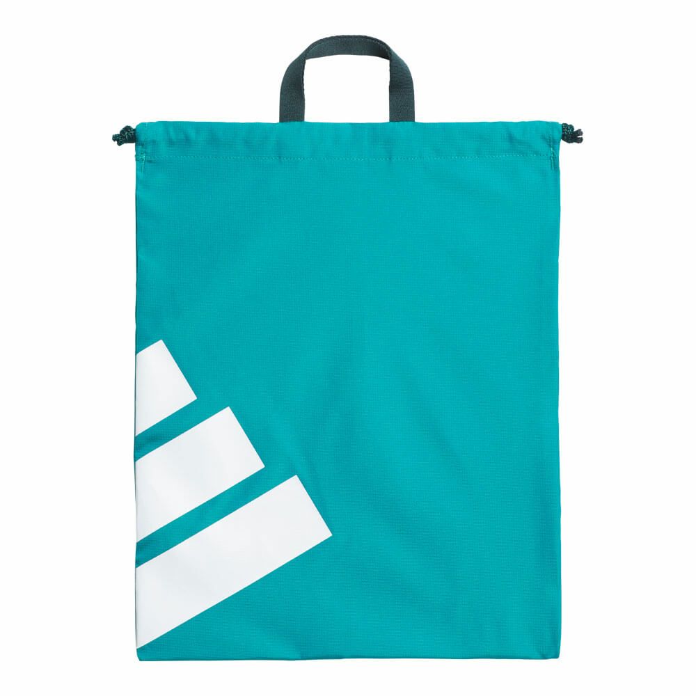 アディダス adidas　メンズ ボールドロゴ シューズ サック IKC99 JM3031 ピュアティール　2025年モデル ピュアティール