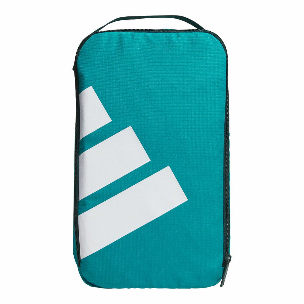 アディダス adidas　メンズ ボールドロゴ シューズバッグ IKD01 JM3030 ピュアティール　2025年モデル ピュアティール