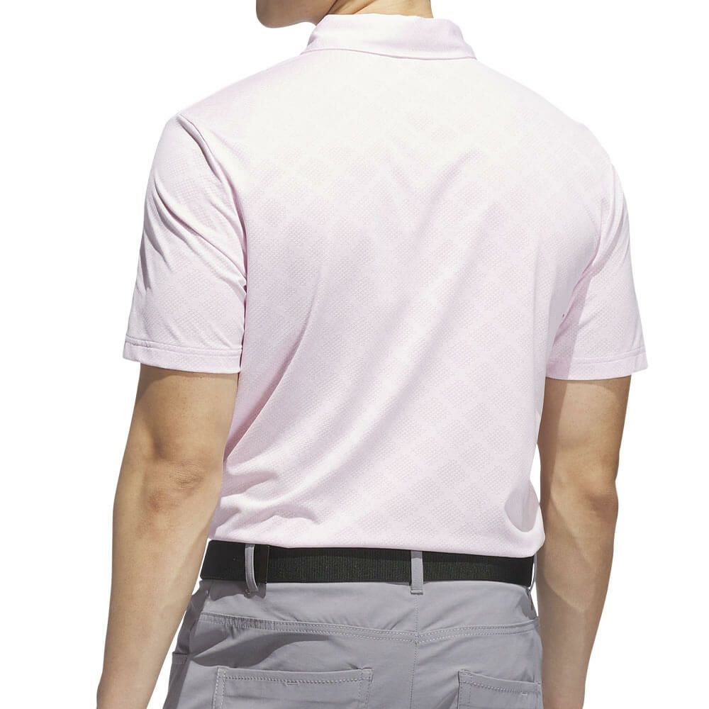 アディダス adidas　メンズ ジャガード 半袖 ボタンダウン ポロシャツ JVU15　2025年モデル 詳細6