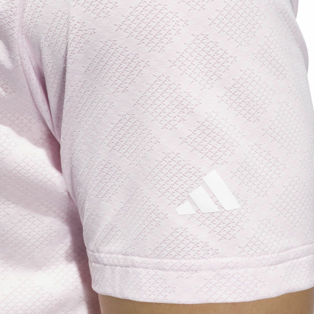 アディダス adidas　メンズ ジャガード 半袖 ボタンダウン ポロシャツ JVU15　2025年モデル 詳細9