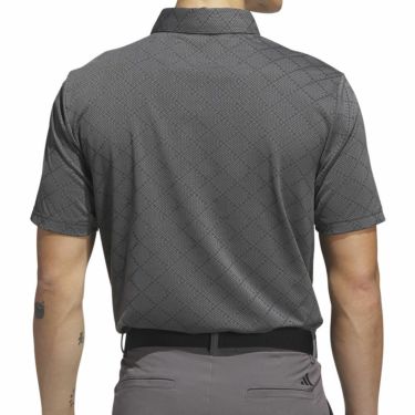 アディダス adidas　メンズ ジャガード 半袖 ボタンダウン ポロシャツ JVU15　2025年モデル 詳細10